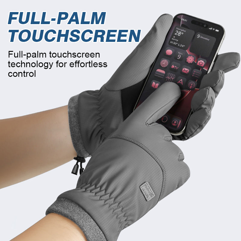 🧤✨ Winterhandschoenen met touchscreen – Fleece gevoerde waterdichte en winddichte handschoenen met volledige palm touch! ✨❄️