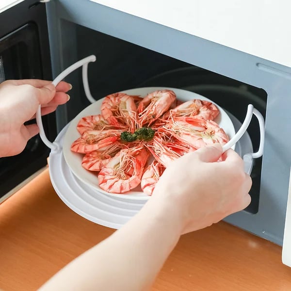 📢🍽️ 50 % rabatt i en begrenset periode ⏰ Sammenleggbart brett til mikrobølgeovn
