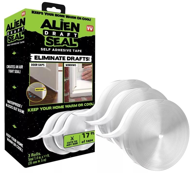 ❄️🔧 Alien Seal Draft Tape – Selvklebende vindus- og dørpakning for et varmere og roligere hjem! ✨🏠