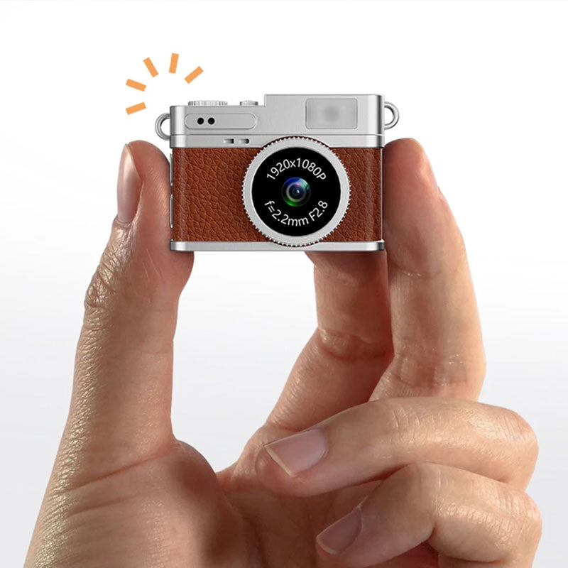 📸✨ Retro Mini Camera – Kompakt smykkekamera med vintage-design for skarpe, spontane fotominner! ✨🎞️
