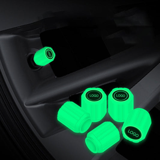🚗Bildekk opplyst ventilhette （8 stykker）