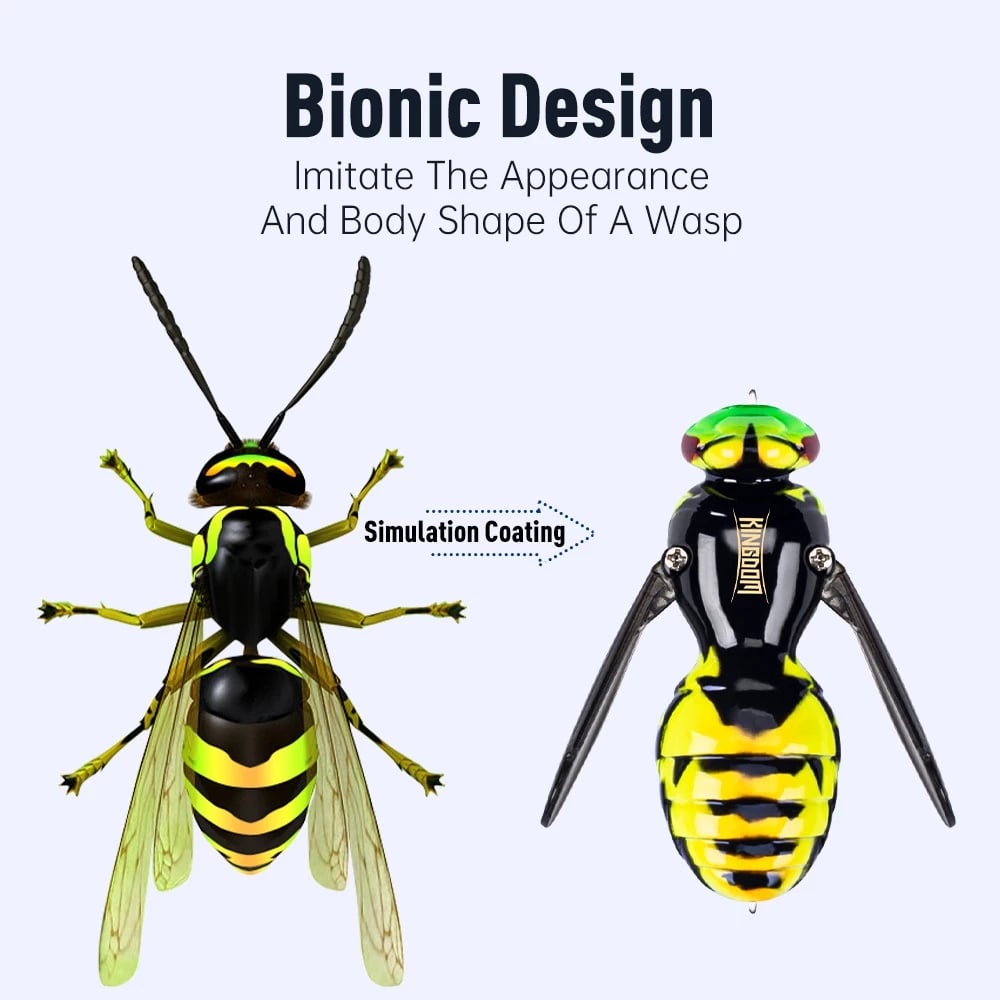 🔥 Siste dag med 49 % rabatt – 🐝 Bionic Wasp, et overflateagn som utløser eksplosive stikk