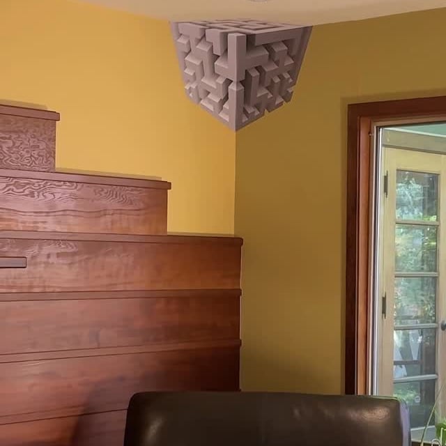 🧠✨ Impossible Corners Wall Art – Et sett med klistremerker som skaper en persepsjonsillusjon og forvandler rommet ditt! ✨🎨