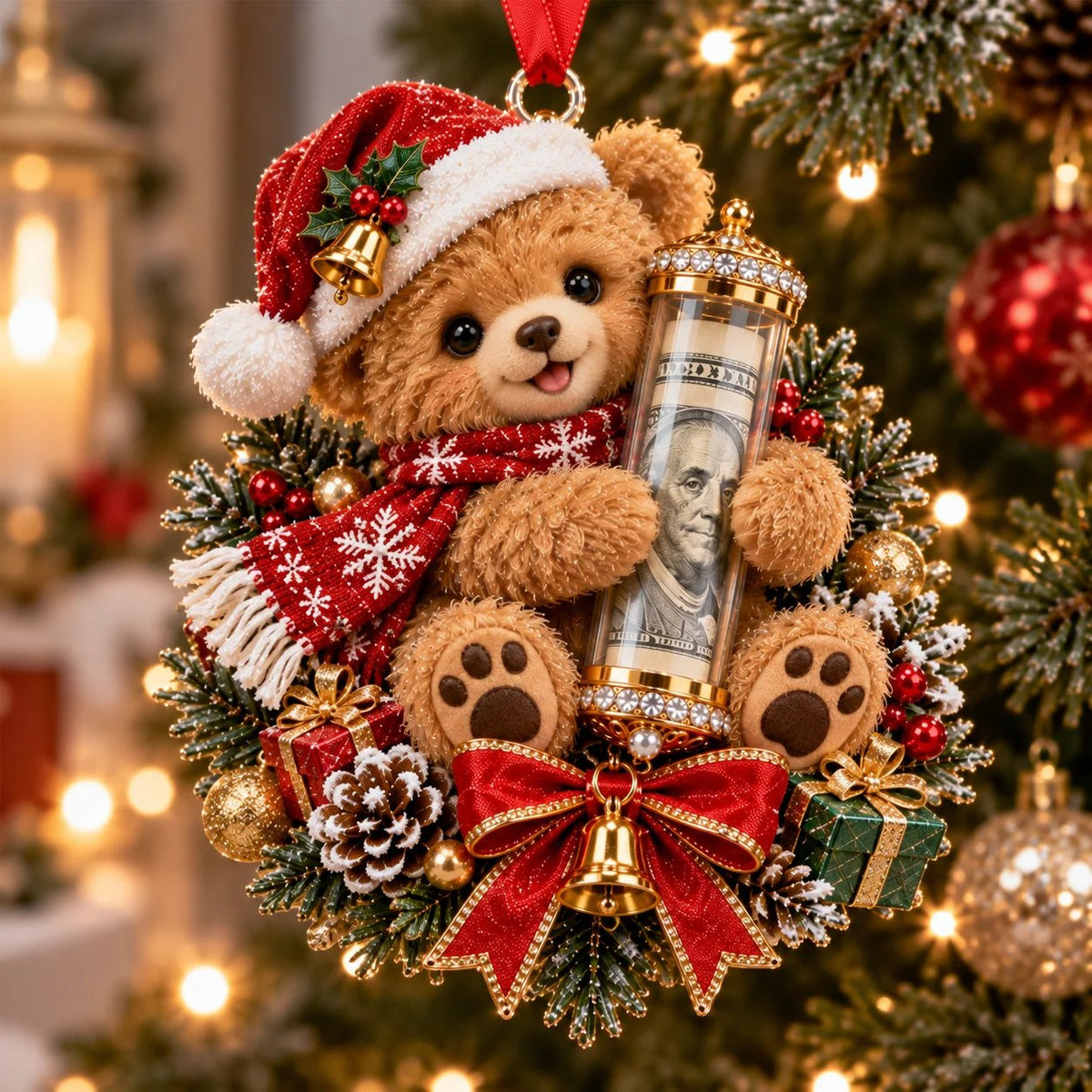 🎄 💵 En julepynt til en pengegave – ✨en genial måte å gi penger på i høytiden