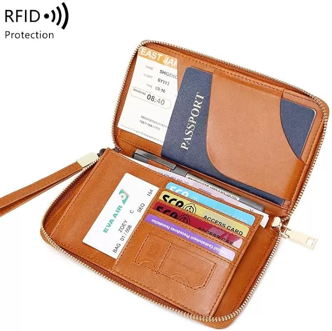 Multifunksjonell RFID-passlommebok
