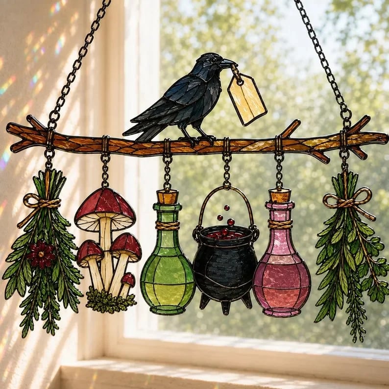 🔥Siste dag med 49 % rabatt – 🖤🐦‍⬛Raven Witch solfanger