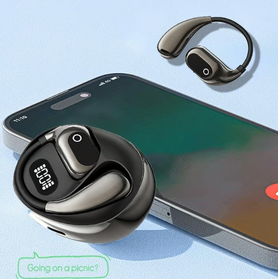 MS190 oversettelseshøretelefoner, støtter sanntidsoversettelse på 156 språk via app, Bluetooth 5.3-høretelefoner