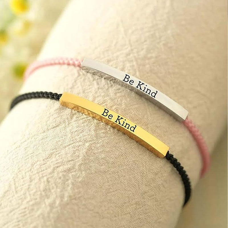 ✨📿 Vevde Armband i Rustfritt Stål – Motiverende Inspirasjonsarmbånd med Fjerningstrykk! ✨🦾