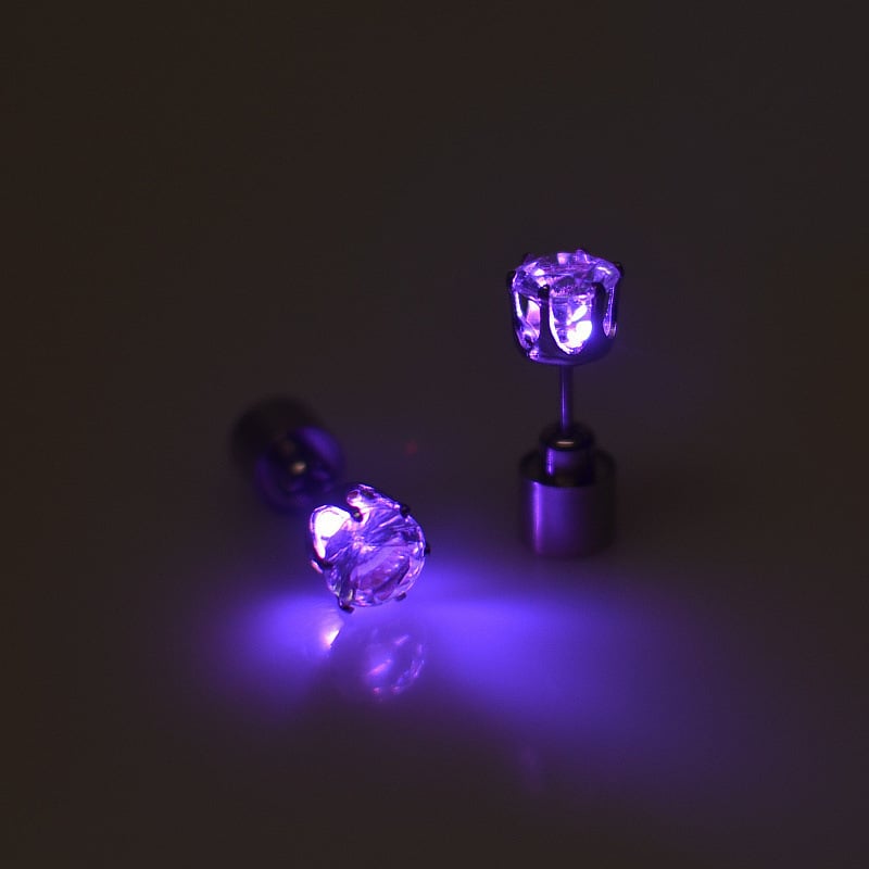 🌟✨ LED-lysende øredobber – Glødende diamanttiara-øreringer til fester og festivaler! ✨👑