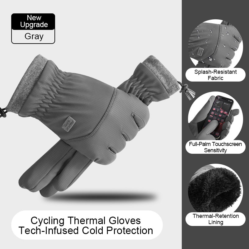 🧤✨ Winterhandschoenen met touchscreen – Fleece gevoerde waterdichte en winddichte handschoenen met volledige palm touch! ✨❄️