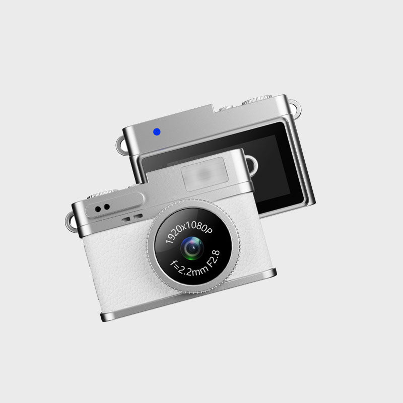 📸✨ Retro Mini Camera – Kompakt smykkekamera med vintage-design for skarpe, spontane fotominner! ✨🎞️
