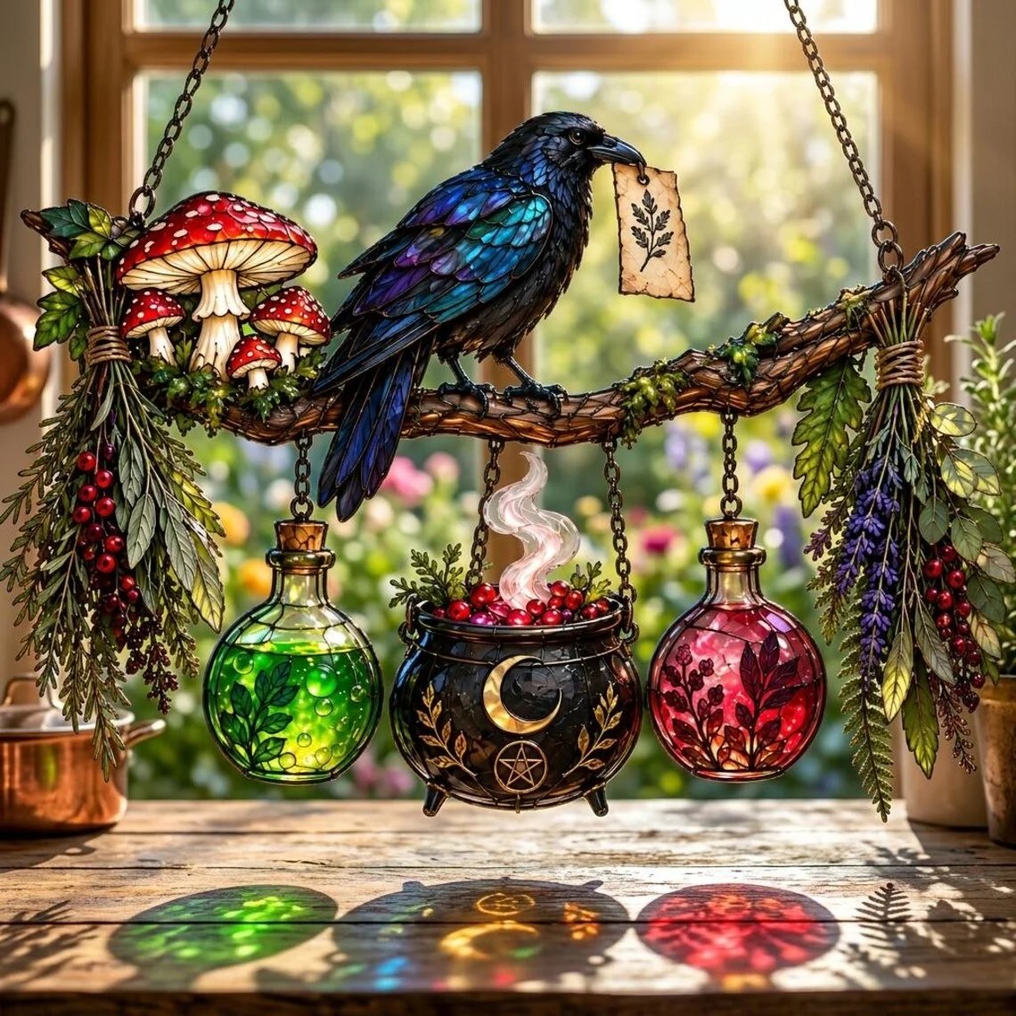 🔥Siste dag med 49 % rabatt – 🖤🐦‍⬛Raven Witch solfanger