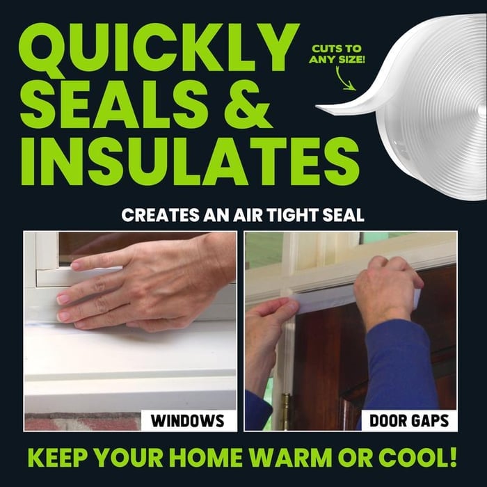 ❄️🔧 Alien Seal Draft Tape – Selvklebende vindus- og dørpakning for et varmere og roligere hjem! ✨🏠