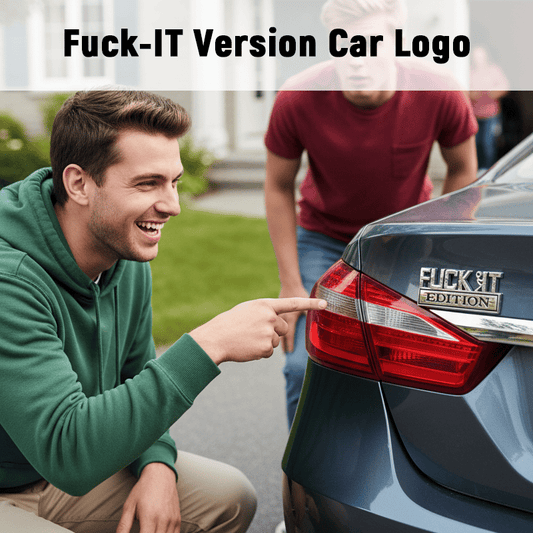 🔥Siste dag 50 % rabatt🔥Fvck It Edition 3D-emblemer, morsomme klistremerker til biler, lastebiler, SUV-er og motorsykler