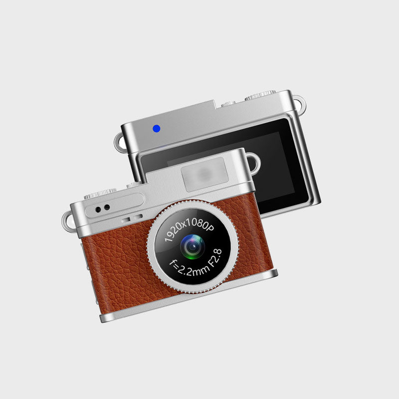 📸✨ Retro Mini Camera – Kompakt smykkekamera med vintage-design for skarpe, spontane fotominner! ✨🎞️