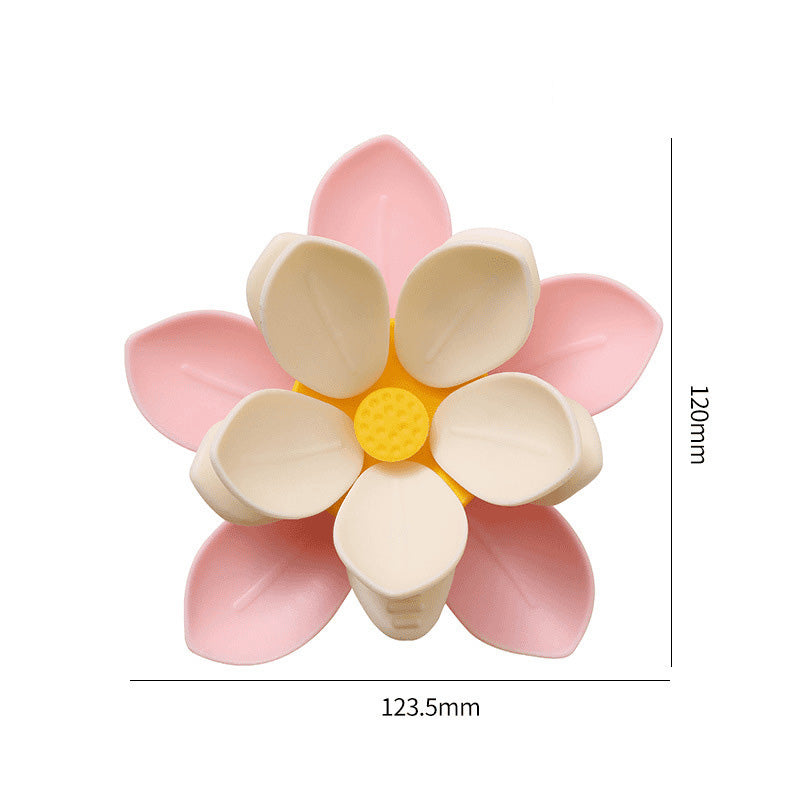 🖌Magnetiske chipklemmer i form av kirsebærblomster og lotusblomster, dekorative kjøleskapsmagneter
