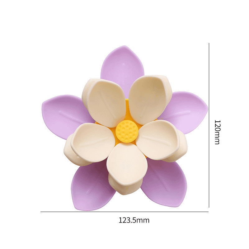 🖌Magnetiske chipklemmer i form av kirsebærblomster og lotusblomster, dekorative kjøleskapsmagneter