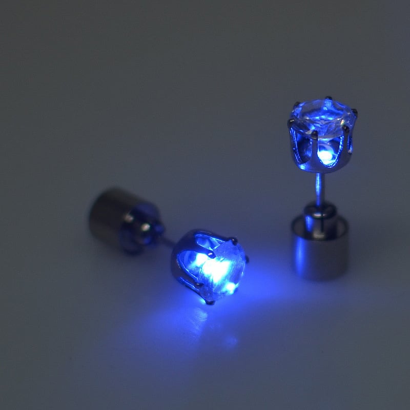🌟✨ LED-lysende øredobber – Glødende diamanttiara-øreringer til fester og festivaler! ✨👑