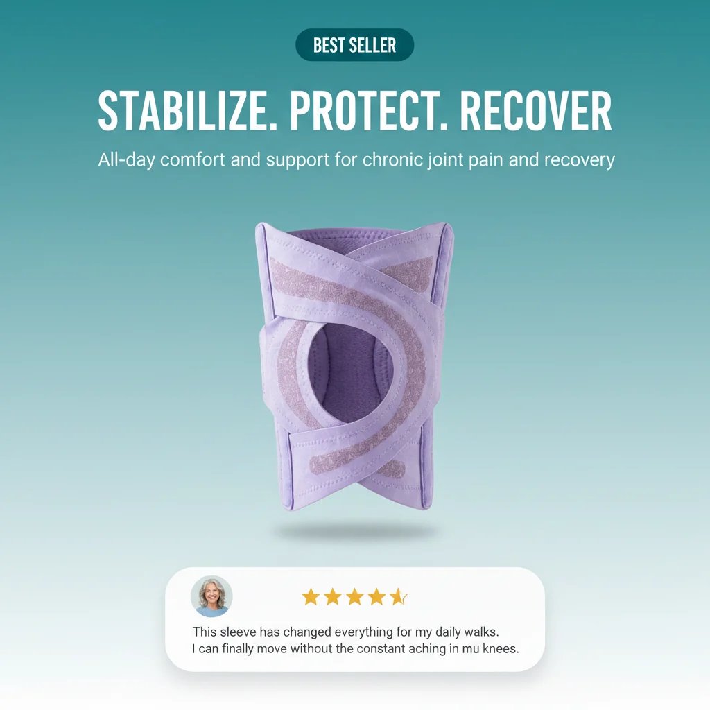 Justerbar kneortose med hengsler og sidestabilisatore