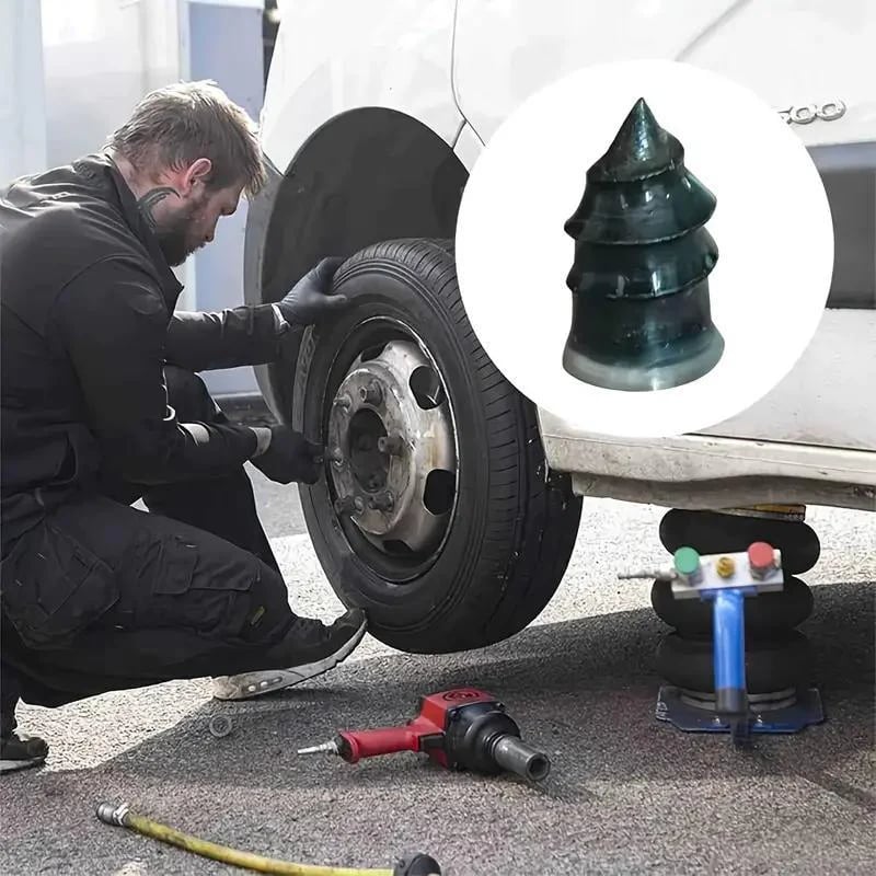 🔧✨ Gummi-klammer for dekkreparasjon – hurtigreparasjonssett for biler, motorsykler og sykler! ✨🚗