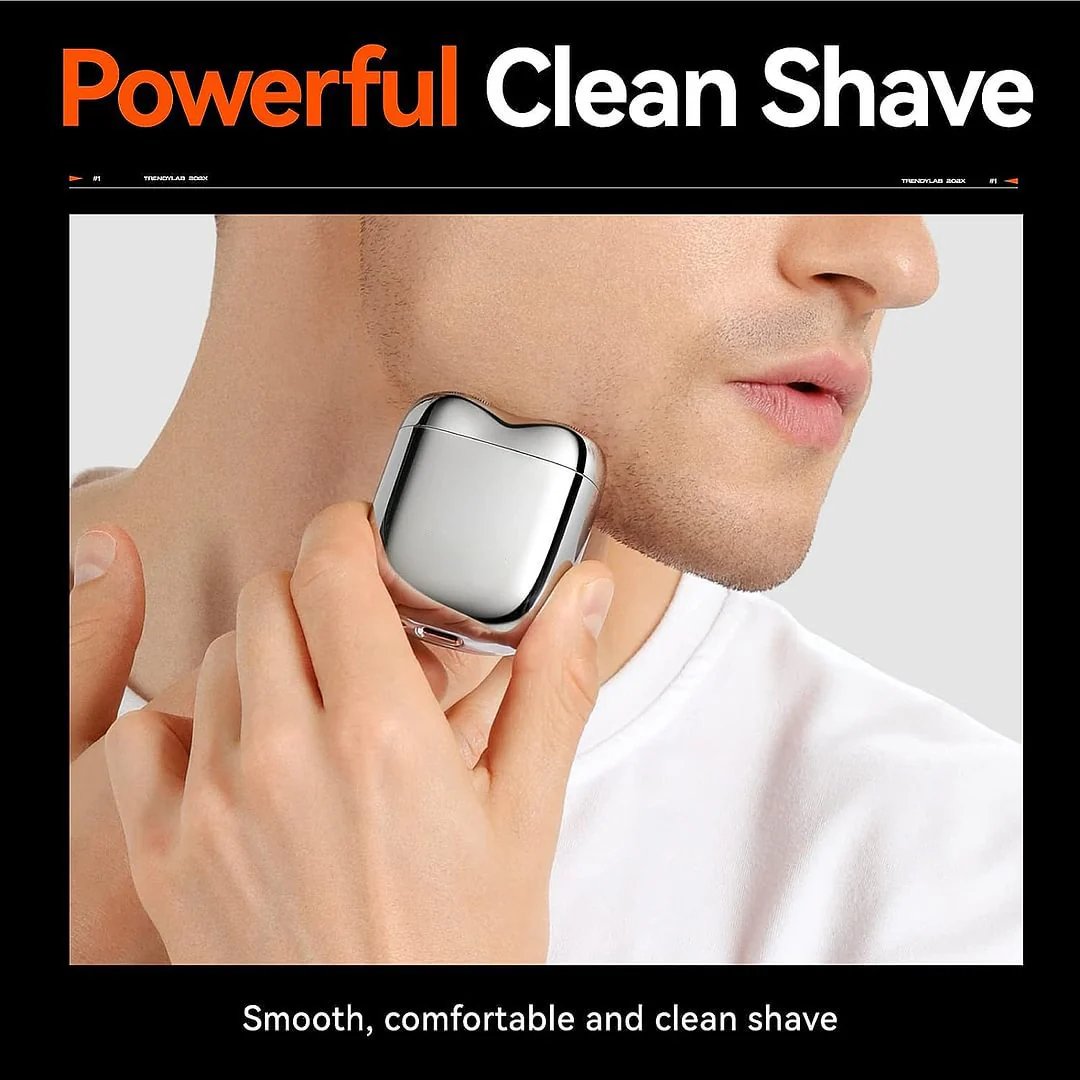 🏆Siste dag med tilbud!🎁 2026 – Nye, oppgraderte lommebarbermaskiner: USB-minibarbermaskiner for men