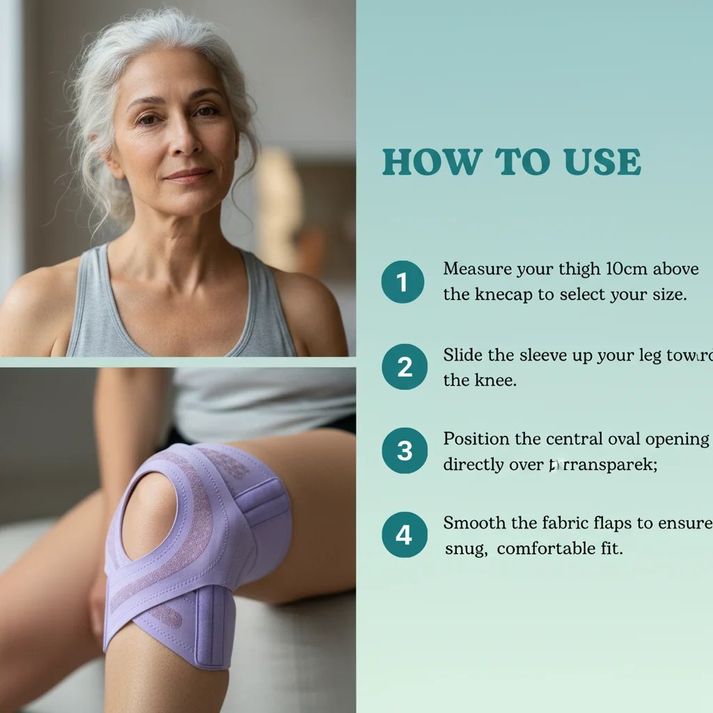 Justerbar kneortose med hengsler og sidestabilisatore