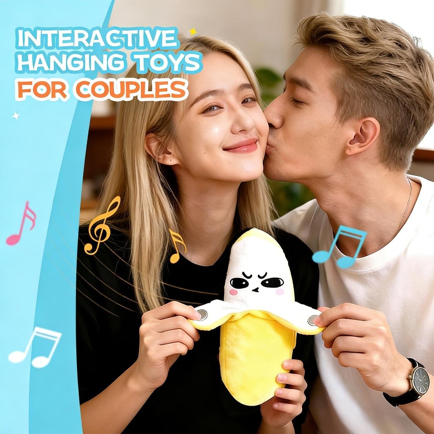 💕Nå med 49 % RABATT💖Interaktivt musikk-plysj-sett🍌🍓🥕