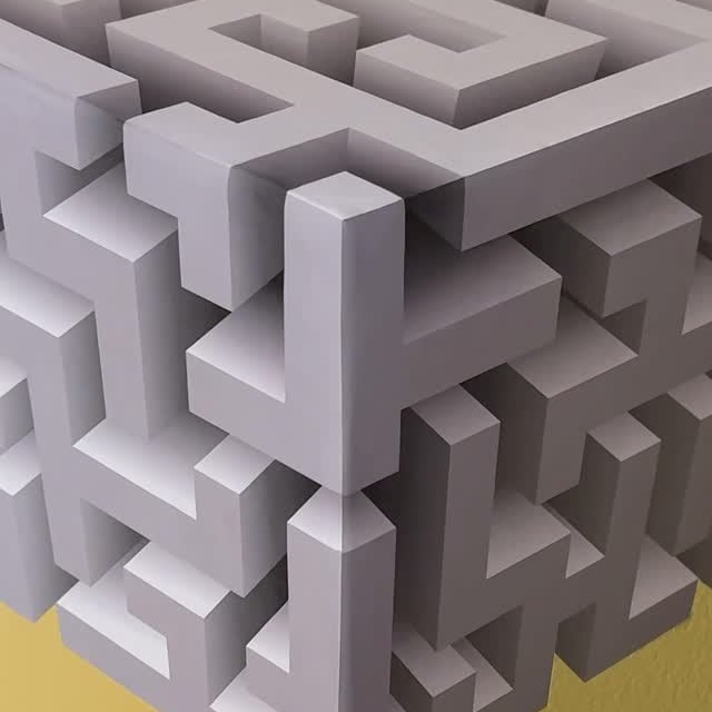 🧠✨ Impossible Corners Wall Art – Et sett med klistremerker som skaper en persepsjonsillusjon og forvandler rommet ditt! ✨🎨