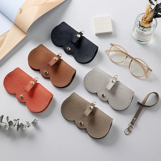 Solbriller i mykt PU-skinn Bag👓️
