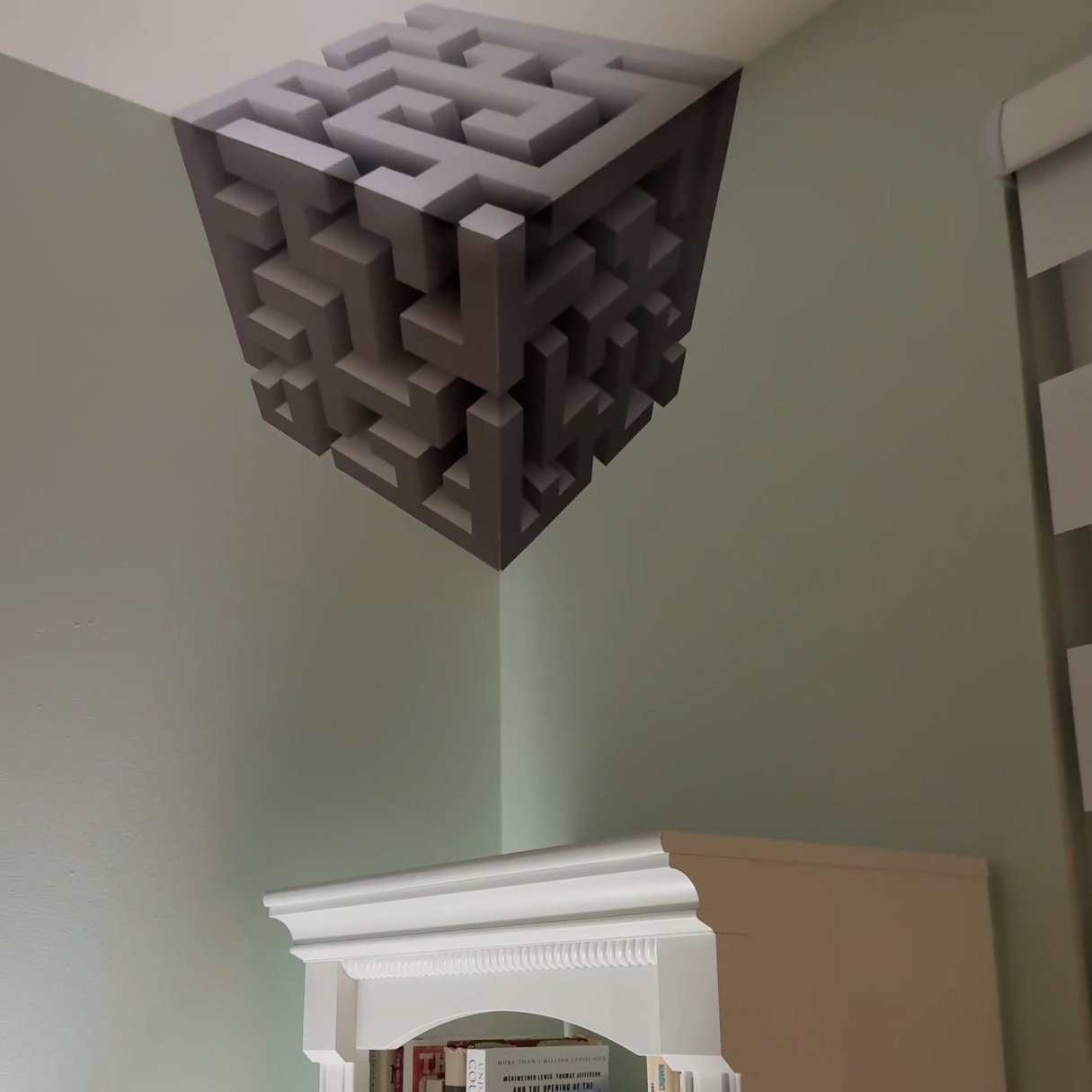 🧠✨ Impossible Corners Wall Art – Et sett med klistremerker som skaper en persepsjonsillusjon og forvandler rommet ditt! ✨🎨