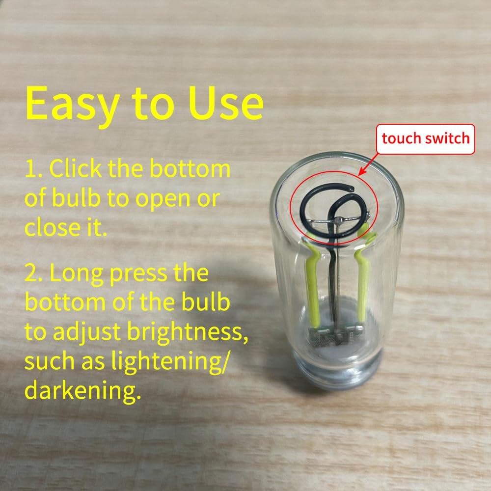 💡✨ Dimmbar USB-nattlampe – berøringskontroll og bærbar belysning for hjemmet og reiser! ✨🌙