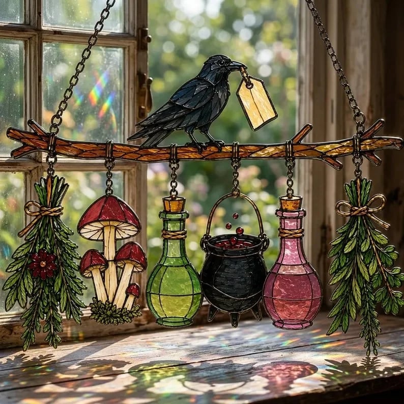 🔥Siste dag med 49 % rabatt – 🖤🐦‍⬛Raven Witch solfanger