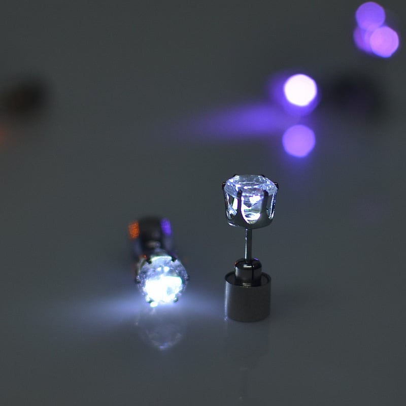 🌟✨ LED-lysende øredobber – Glødende diamanttiara-øreringer til fester og festivaler! ✨👑
