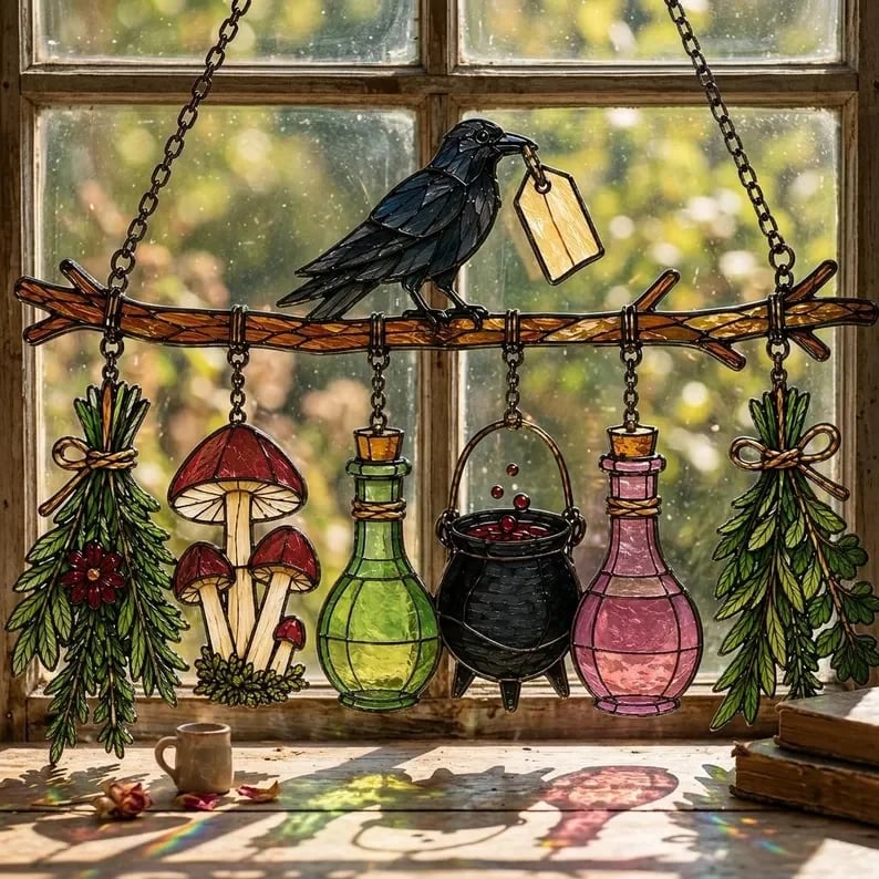 🔥Siste dag med 49 % rabatt – 🖤🐦‍⬛Raven Witch solfanger