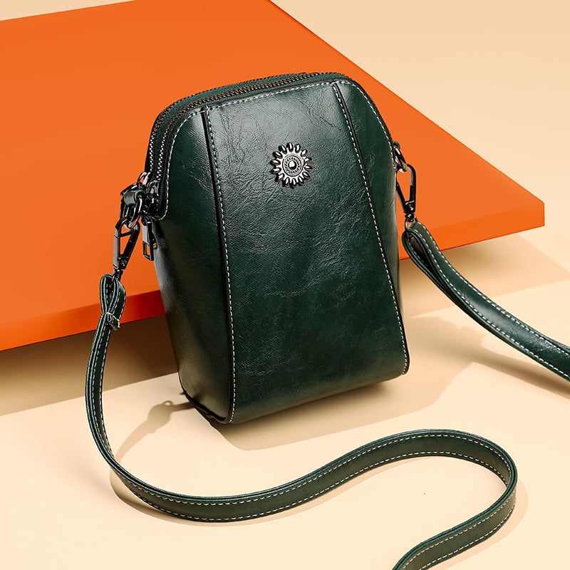 👜RETRO All-match vertikal mobilveske