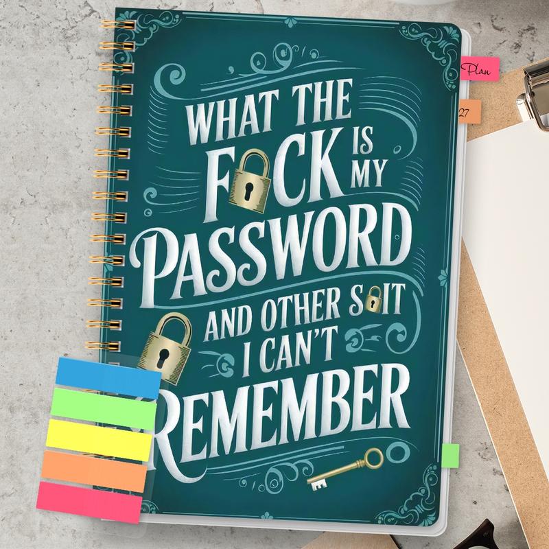 🔐✨ Fysisk Lösenordshanterare – Kompakt Offline Password Keeper för Hemmakontor & Säkerhet! ✨🗝️