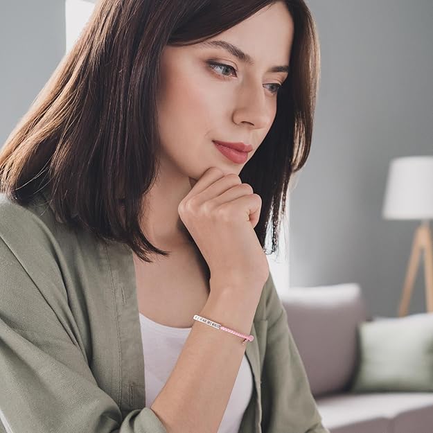 💖Inspirerende armbånd – En meningsfull påminnelse om å være sterk og holde ut