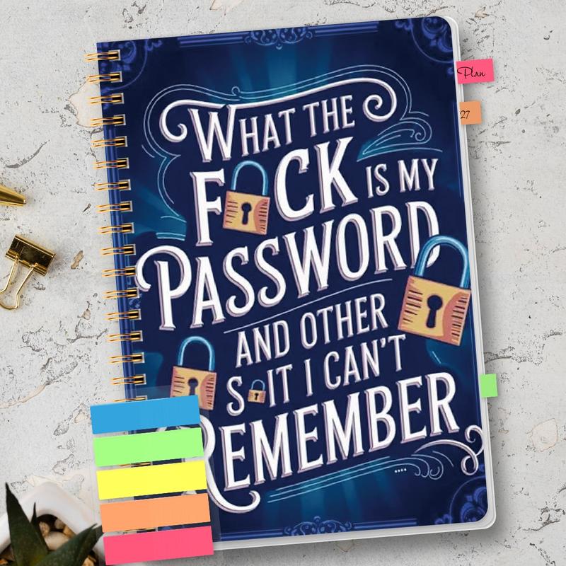 🔐✨ Fysisk Lösenordshanterare – Kompakt Offline Password Keeper för Hemmakontor & Säkerhet! ✨🗝️