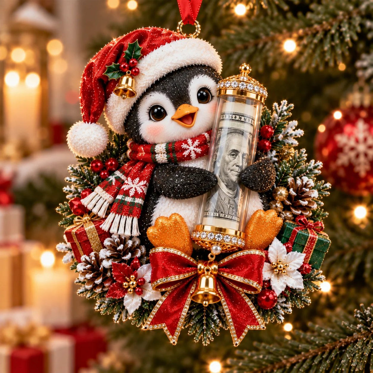 🎄 💵 En julepynt til en pengegave – ✨en genial måte å gi penger på i høytiden