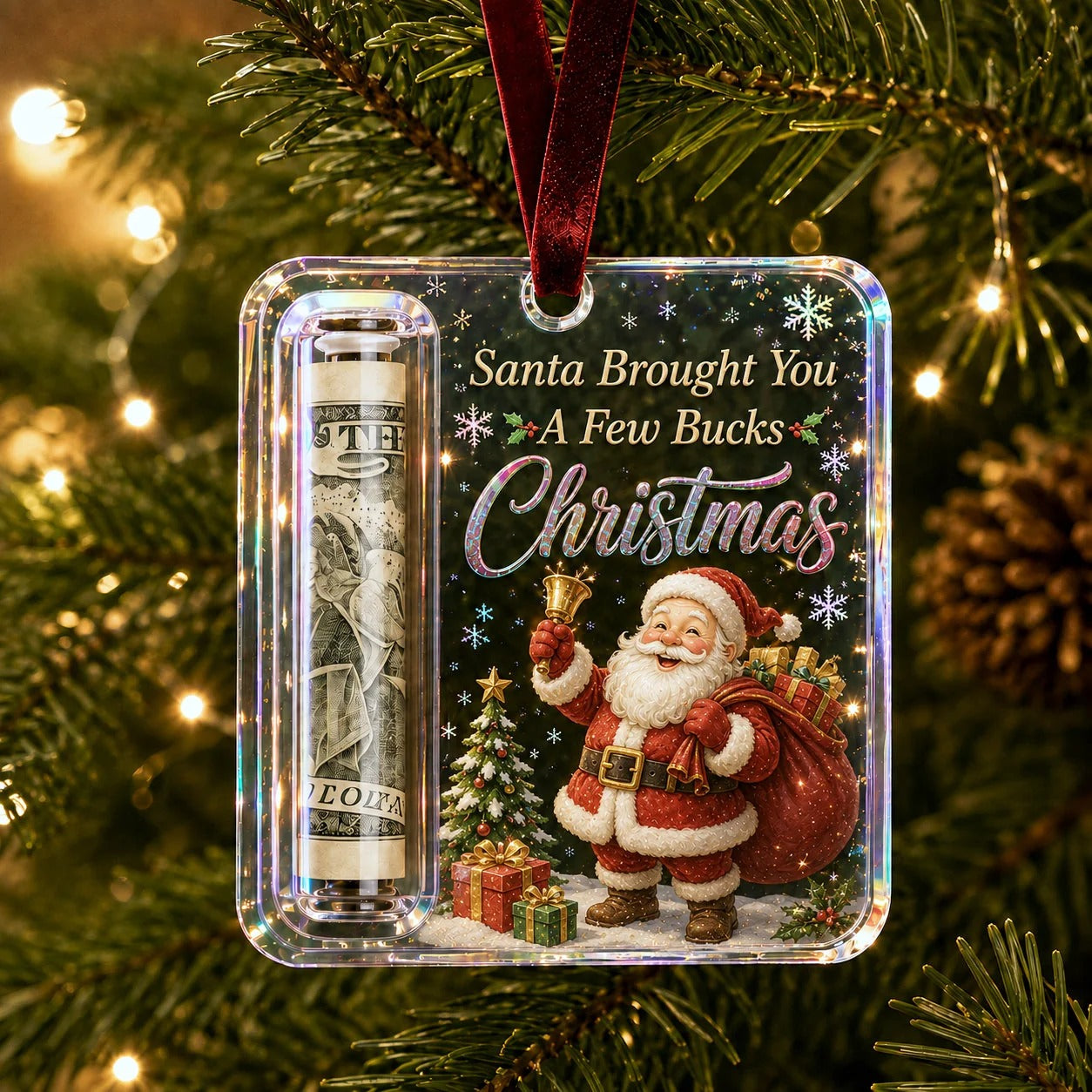 💵🎄 Julegaveoppheng med kontanter – Gjør om penger til en juleoverraskelse