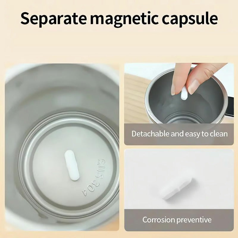 💥Julesalg 50 % ☕🔋Oppladbart automatisk magnetisk kaffekopp-sett med omrører⚡