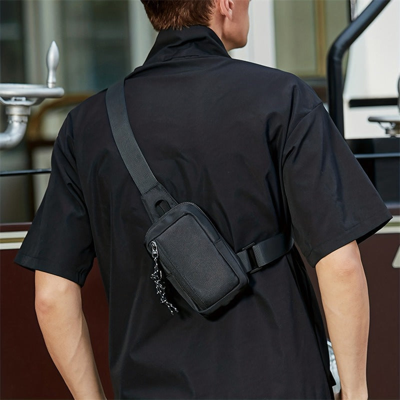 🎒 40 % RABATT I EN BEGRENSET PERIODE! 💥 Skulderveske for menn i urban pendlerstil – minimalistisk, vannavvisende, lett ✨