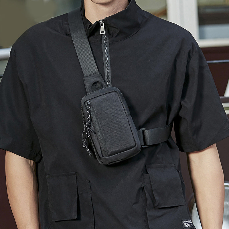 🎒 40 % RABATT I EN BEGRENSET PERIODE! 💥 Skulderveske for menn i urban pendlerstil – minimalistisk, vannavvisende, lett ✨