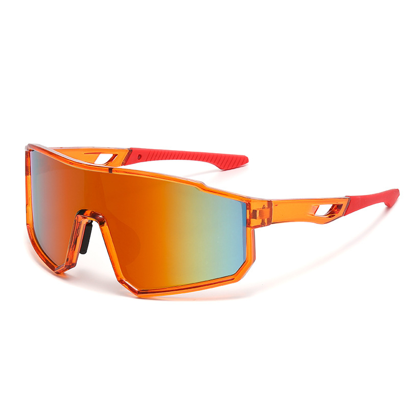 🕶️ Polariserte sportssolbriller for menn og kvinner – UV400 og fargerike speilglass 🏃