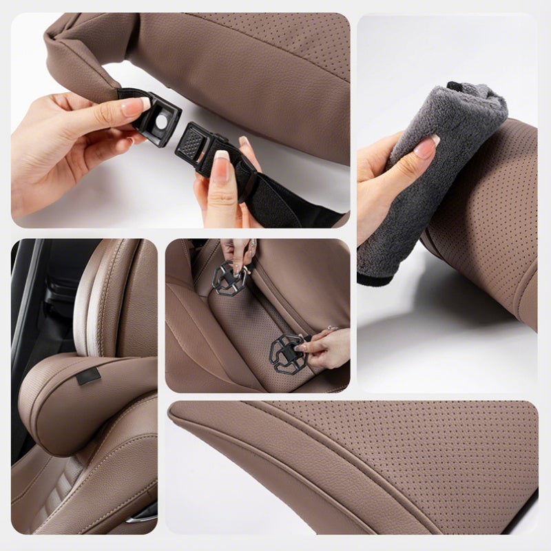 🥳2026 HOT SALE🥳💞Over 50 000 solgte!💥🚗✨ Lynsalg – 50 % rabatt! Ergonomisk sett med nakkestøtte og korsryggstøtte til bilseter