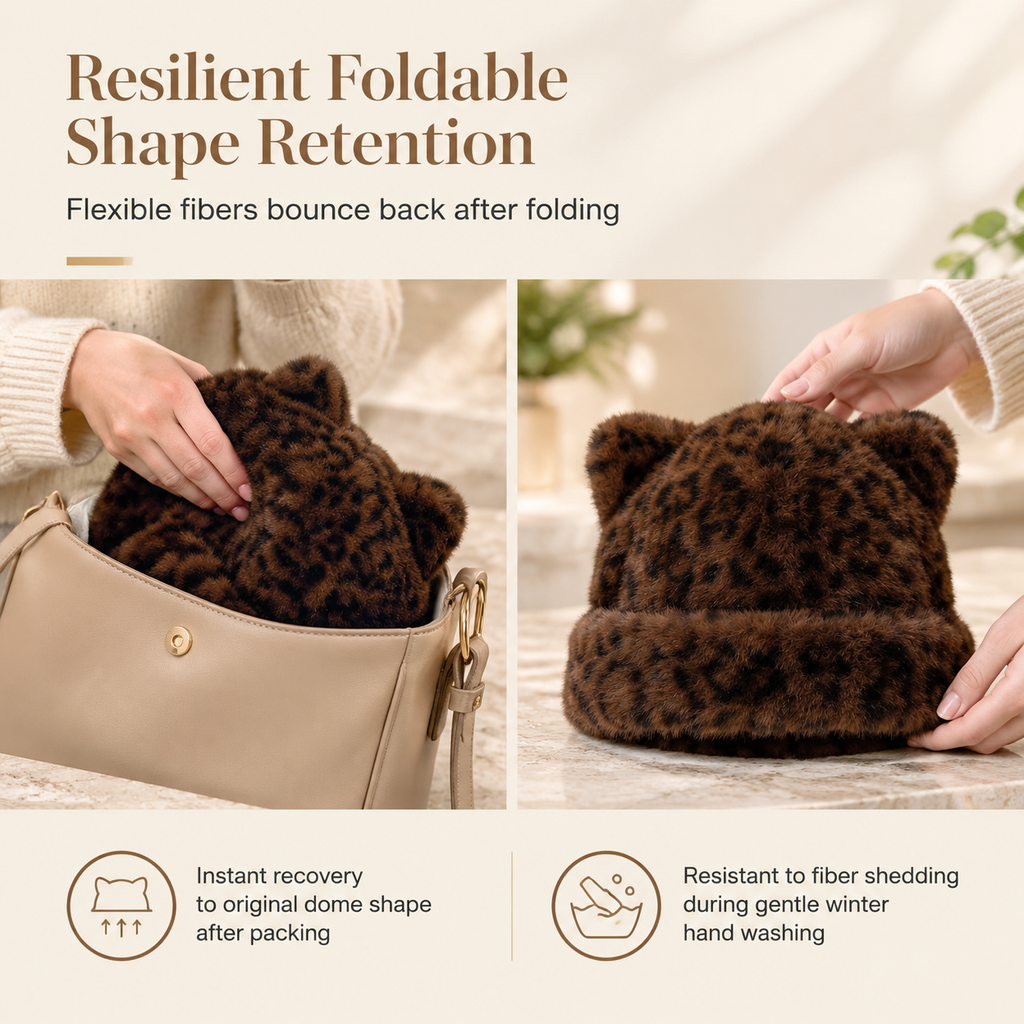 🧸 👒 Vinterlue for kvinner som beskytter mot kulde